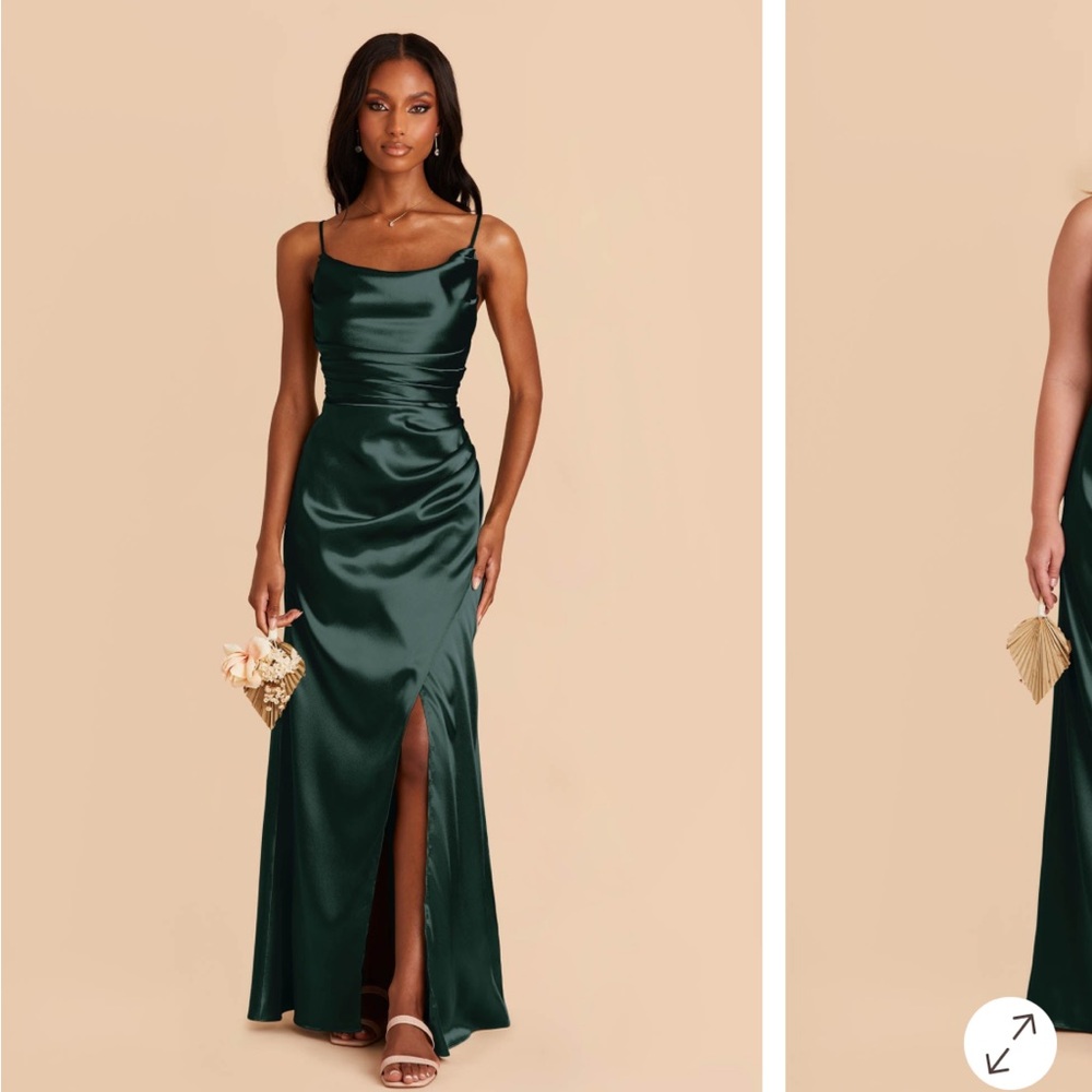 Birdie Grey Bridesmaid Dress - Lydia in Emerald NWT
